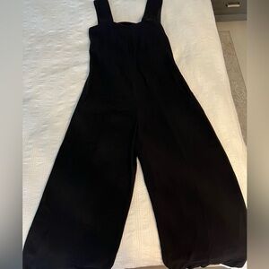 Massimo Dutti Black Wide Leg Jumpsuit